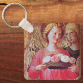 ANGEL MET ROZEN SLEUTELHANGER (Voorkant)