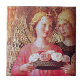 ANGEL MET ROZEN TEGELTJE (Voorkant)