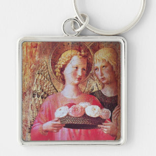 ANGEL MET ROZEN van Fra Angelico Sleutelhanger