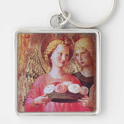 ANGEL MET ROZEN van Fra Angelico Sleutelhanger (Voorkant)