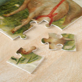 Angel met schaap legpuzzel (Zijkant)