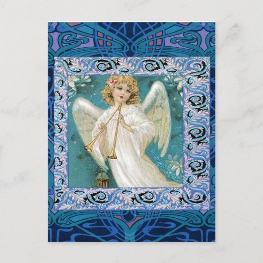 Angel met Trumpet Briefkaart (Voorkant)