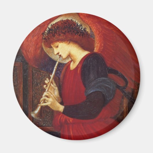 Angel met Trumpet, Burne-Jones Fine Art Magneet (Voorkant)