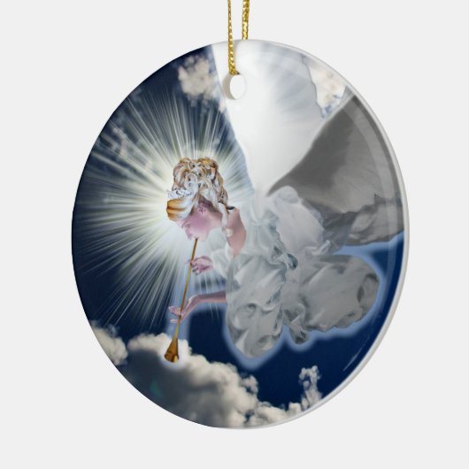 Angel met Trumpet Ornament (Links)