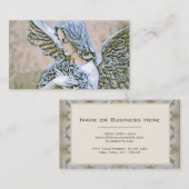 Angel met Wings en Rozen Visitekaartje (Voorkant / Achterkant)