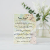 Angel met Wreath Briefkaart (Staand voorkant)