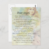 Angel met Wreath Briefkaart (Voorkant / Achterkant)