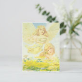 Angel met Wreath Briefkaart (Staand voorkant)