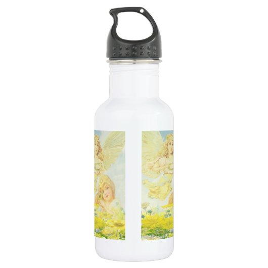 Angel met Wreath Waterfles (Achterkant)