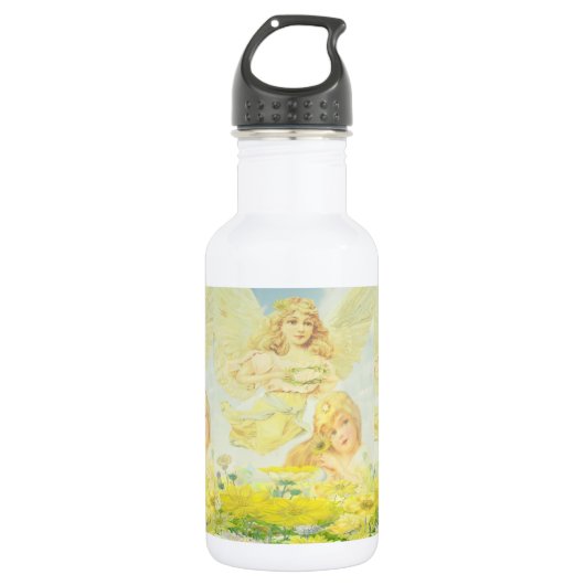 Angel met Wreath Waterfles (Voorkant)