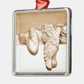 Angel Metalen Ornament (Links)