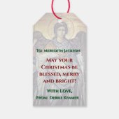 Angel Michael Cadeaulabel (Achterkant)