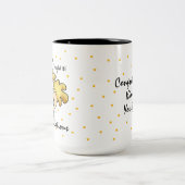 Angel Midge feliciteert Diet Win met succes Tweekleurige Koffiemok (Center)