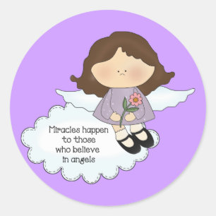 Angel Miracles Ronde Sticker