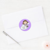 Angel Miracles Ronde Sticker (Envelop)