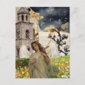 Angel Mixed Media Collage Briefkaart (Voorkant)