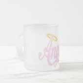 Angel - Mok van glas, voorgevroren (Voorkant links)