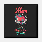 Angel Mom Happy Birthday In Heaven Memorial Day Lo Magneet (Voorkant)