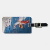 ANGEL MONOGRAM/ST JOACHIM'S DROOM BAGAGELABEL (Voorkant horizontaal)