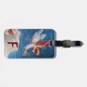 ANGEL MONOGRAM/ST JOACHIM'S DROOM BAGAGELABEL (Achterkant horizontaal)