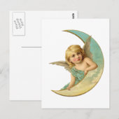 Angel Moon Briefkaart (Voorkant / Achterkant)