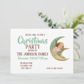 Angel Moon Painting Kaart (Staand voorkant)