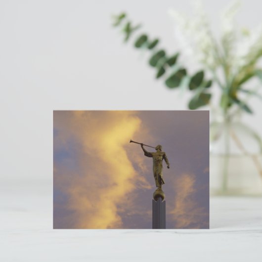 Angel Moroni Briefkaart (Staand voorkant)