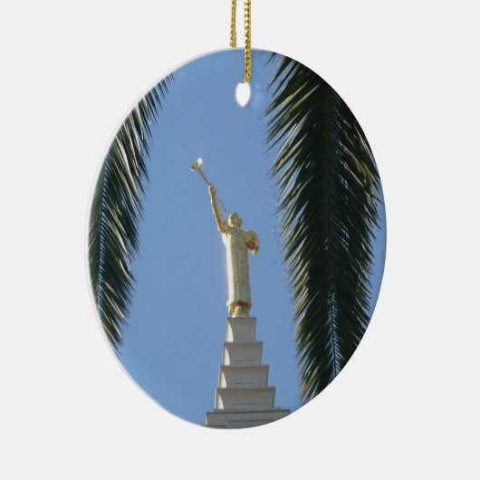 Angel Moroni Ceramic Ornament (Rechts)