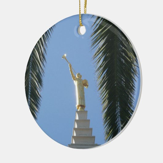 Angel Moroni Ceramic Ornament (Links)