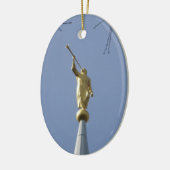 Angel Moroni Ceramic Ornament (Links)