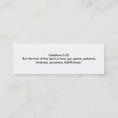 Angel MORONI LDS MISSIONARY CARDS Mini Visitekaartje (Achterkant)