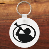 Angel Moroni™ LDS-Sleutelhanger Sleutelhanger (Achterkant)