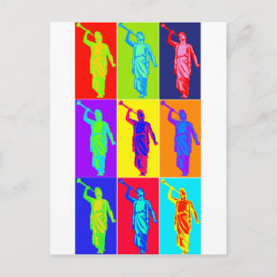 Angel Moroni Pop Art Briefkaart