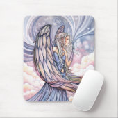 Angel Mousepad beroemd gemaakt door Molly Harrison Muismat (Met muis)