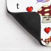 Angel Mushroom hartstikke Muismat! Muismat (Hoek)