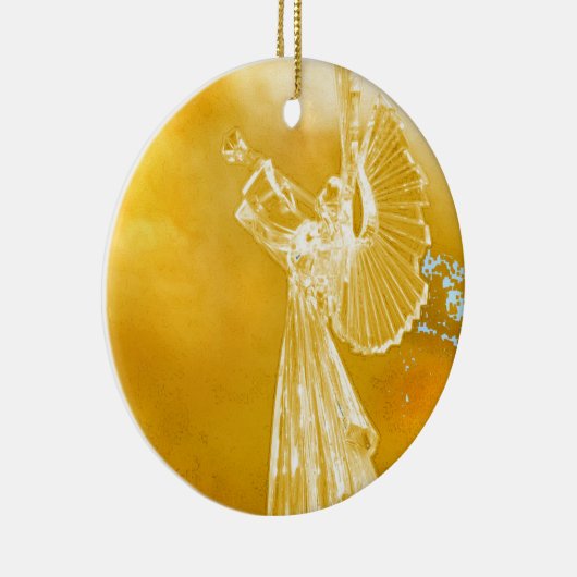 Angel Music Keramisch Ornament (Rechts)