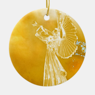 Angel Music Keramisch Ornament