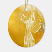 Angel Music Keramisch Ornament (Links)