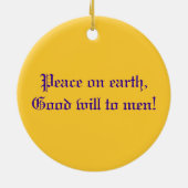 Angel Music Keramisch Ornament (Achterkant)