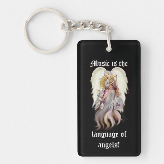 Angel Music Sleutelhanger (Voorkant)