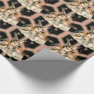 Angel Music Victoriaans Kerstmis Cadeaupapier