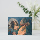 Angel Musician Briefkaart (Staand voorkant)