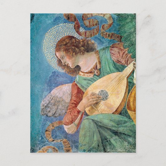 Angel Musician Briefkaart (Voorkant)