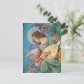 Angel Musician Briefkaart (Staand voorkant)