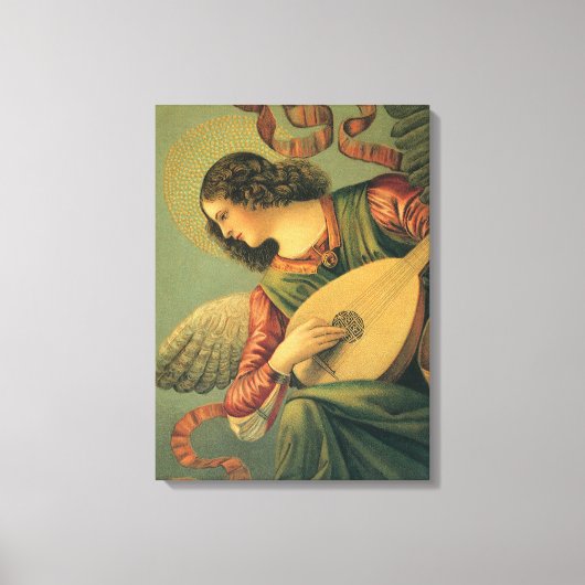 Angel Musician, Melozzo da Forli, Renaissance Art Canvas Afdruk (Voorkant)