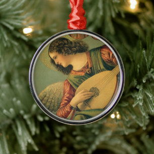 Angel Musician, Melozzo da Forli, Renaissance Art Metalen Ornament