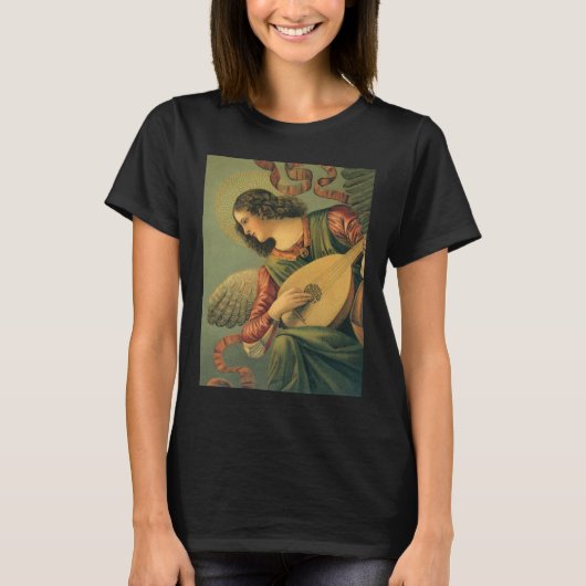 Angel Musician, Melozzo da Forli, Renaissance Art T-shirt (Voorkant)
