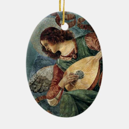 Angel Musician - Ornament (Achterkant)