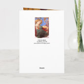 ANGEL MUSICIAN, Parchment Feestdagen Kaart (Achterkant)