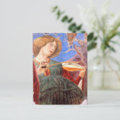 ANGEL MUSICIAN, perkament Briefkaart (Staand voorkant)
